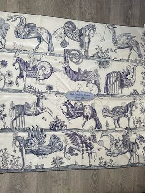 Hermes Silk Double Face Scarf 90